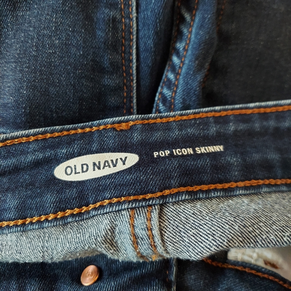 5/$25 Old Navy Pop Icon Skinny Jeans Mid Rise Sz 4 - Picture 5 of 9